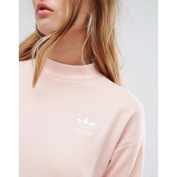 Adidas Pastel Pink Sweat Dress - Picture 4 of 11
